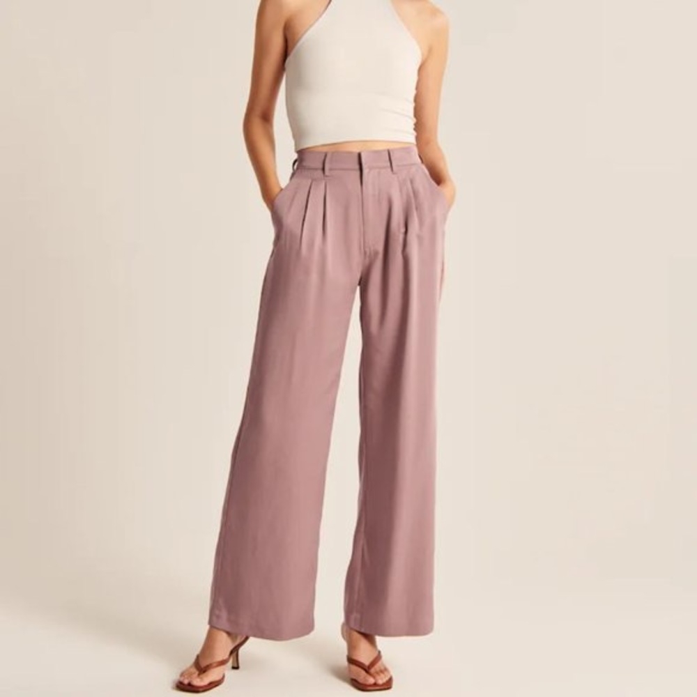 ABERCROMBIE & FITCH Tailored Wide Leg Pant